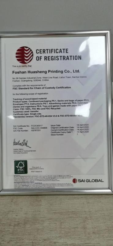 FSC - Foshan Huasheng Printing Co., Ltd.