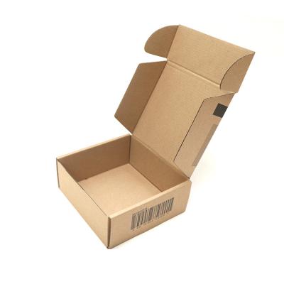 China Recyclable cheap hot sale craft corrugated flat paper box for shipping/bulk apparel packaging for sale