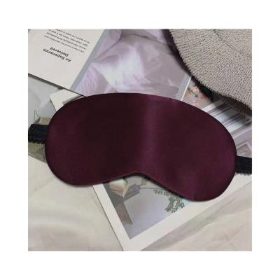 China Fashionable Cute Eye Mask Silk Cotton Travel Sleep Eye Mask Comfortable And Soft for sale