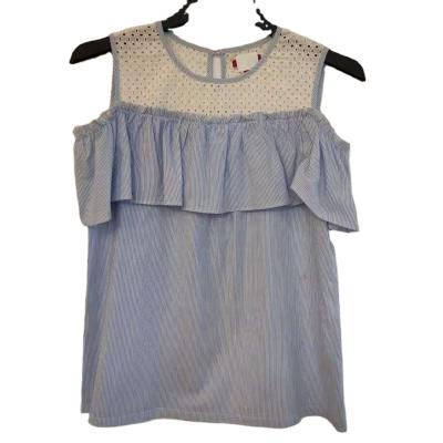 China Wholesale Fashion Girls Strapless High Quality Sleeveless Stitching Short Sleeves Dry Cleaning for sale