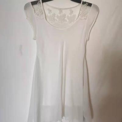 China Breathable High Quality Durable Wearing Various Lace Tops Womens T Shirts For Women for sale