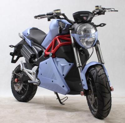 China China 2000w Road Legal Motorcycles ALUMINUM ALUMINUM Electric Scooter , 72V Motorcycle Electric Racing Bicycle for sale