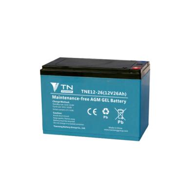 China Maintenance Free 12v 26ah Lead Acid Batteries Sealed Deep Cycle Storage Battery VRLA AGM Lead Acid Battery for sale