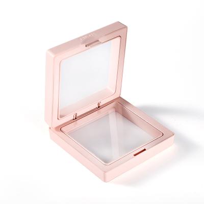 China Recycled materials in stock colorful square elastic cheap pe film jewelry storage box pe box for jewelry for sale