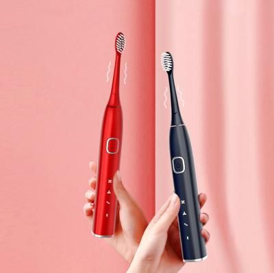 China Wholesale Personal USB Electric Adult Smart Rechargeable Couples Toothbrush Household Health Care Sonic Electric Toothbrushes for sale