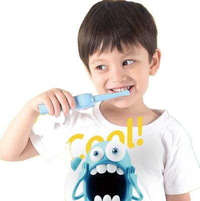 China Environmental Protection Kids Electric Toothbrush For Ages 3-12 Battery LED Sonic Toothbrush Smart Timer Toothbrush Electric for sale