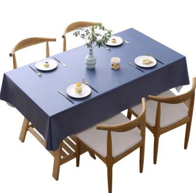 China Low price high quality solid color pvc multi-size scald-proof oil-proof waterproof tablecloth for sale