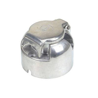 China Trailer Parts 7P Metal Round Plug Europe Style for sale