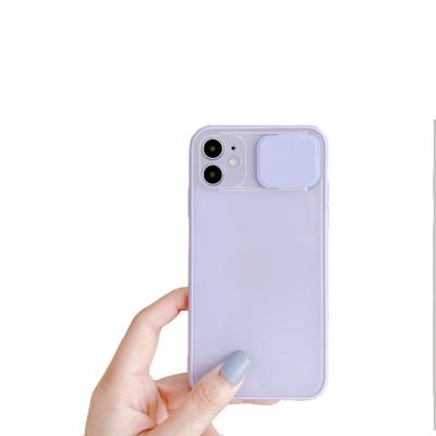 China Anti-fall Slide Camera Cover Phone Shockproof TPU Case Protect Mobile Phone Accessories For iPhone 11/iPhone 11 Pro/iPhone 11 Pro Max Case for sale