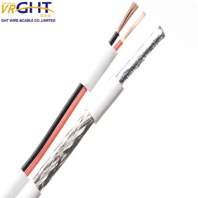 China High quality cctv camera link coaxial rg59 cable with power siamese rg6 cable for alarm camera à venda