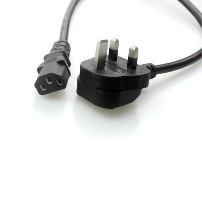 China Home appliance UK Gulf Country BS1363 to C13 power cord and power plugs good quality from fatory supplier à venda