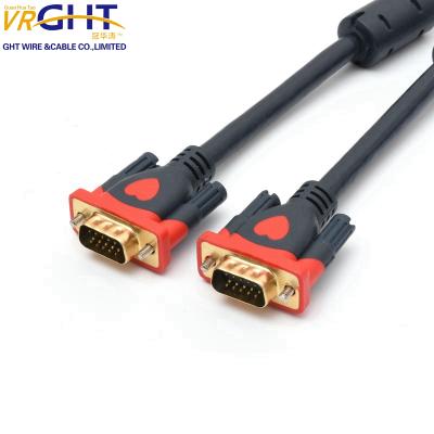 China Wholesale Hot Sale 3+9 VGA D008 TV Cable For TV Projector To Computer Monitor VGA Cable Without Screws à venda