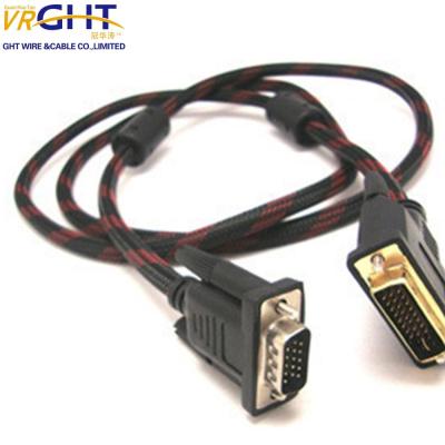 China Hot Sale Wholesale TV Cabo VGA 2K/4K 3D 20cm VGA Cable for PS4/Projector/TV/PC DVI db25 to VGA Cable en venta