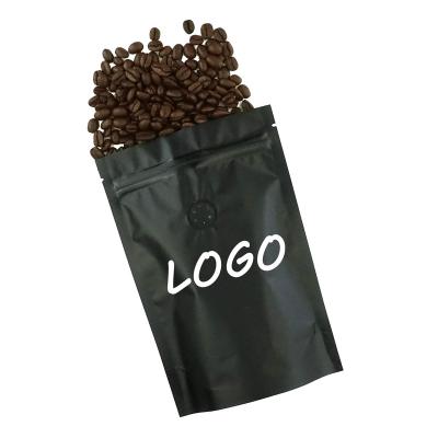 China Wholesale Factory Low Price Moisture Proof Black Coffee Bags With Valve Seal Box Coffee Bags Large Capacity Custom Coffee Bags for sale