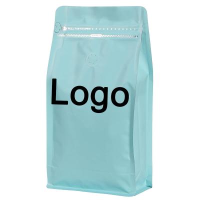 China Factory logo soft packaging coffee bags reusability seal coffee bag wholesale custom customization moisture proof good with zipper for sale