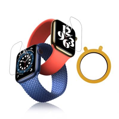 China High Quality Anti-Scratch 2.5D Anti-Scratch Screen Protector Watch Film Protector For Apple Watch 7 With Easy Install Tool for sale