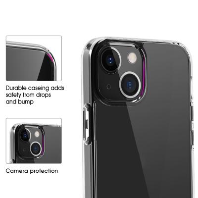 China Anti-drop 1.5mm TPU Clear Transparent Soft Case Anti-scratch Shock Absorption Phone Case For iPhone 12 13 Pro Max for sale