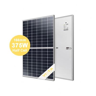 China 380 watt solar panel 24V wp 166mm*166mm for sale