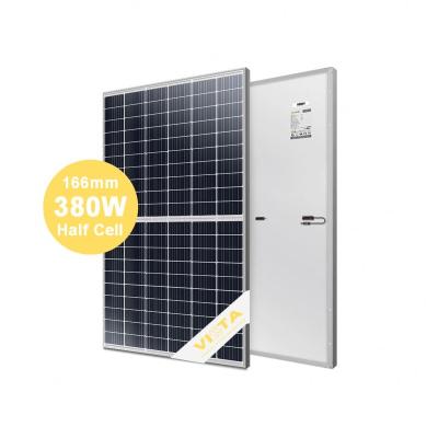 China 360W 365W 370W 375W 380W Covering Rotterdam Solar Power Panel 166mm*166mm for sale