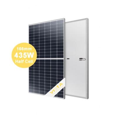 China 430W 435W 440W 445W 450W 455W 460W Perc Crystalline Solar Panel Tenaga mono Angin 166mm*166mm for sale