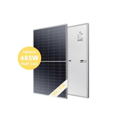 China Solar panel 490W 470W 182mmx182mm for sale