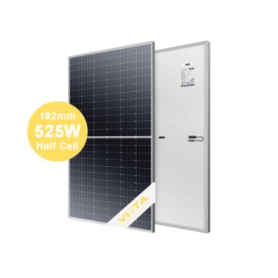 China 525W 530W 535W 540W 545W 550W Half Cell Rating One Solar Power Panel 182mmx182mm for sale