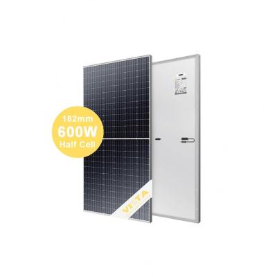 China 575W 580W 585W 590W 595W 600W corrugated roof solar panels 182mmx182mm for sale