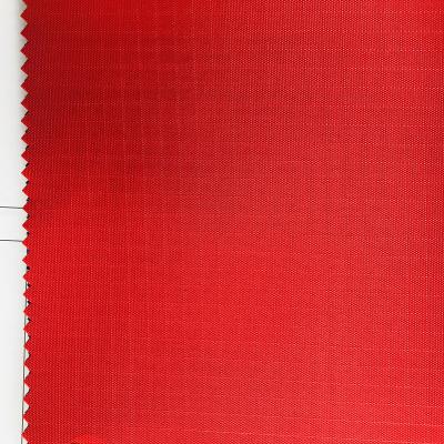 China Waterproof Flame Retardant Jacquard Red Diamond Screened Waterproof For Tent Luggage Oxford Fabric for sale