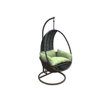 China Super Comfortable Modern Comfortable Outdoor Terrace Swing Rattan Egg Hanging Chair for sale