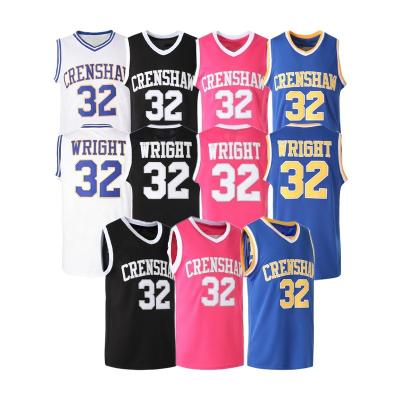 China Hot Selling Breathable Wright #32 Crenshaw High School Jersey Basketball Jersey Shirts Factory Outlets for sale