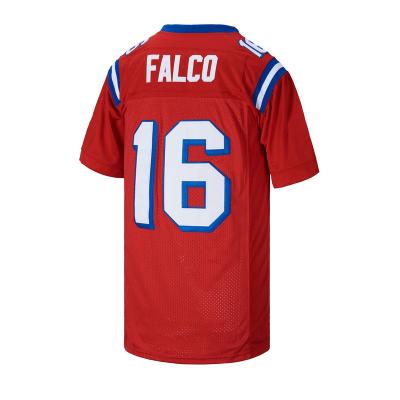 China Factory Outlets Men's #16 Shane Falco Jersey The Replacements Movie Breathable Football Jersey Stitched Red White for sale