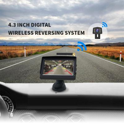 China Hot Selling Waterproof On Amazon Wireless Reverse Backup And Racing Camera 4.3 5 Inch Monitor For Car Home Mini Pickup With Guide Line for sale