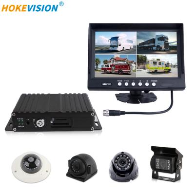 China CCTV DVR 4CH 8CH 1T 2T 4G GPS MDVR Screen Mobile Night Vision Camera DVR Truck Vehicle Surveillance BUS System 7