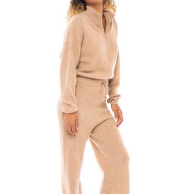 China Hot Women's Cashmere Sweater Anti-Wrinkle Tortoise Neck Luxury Pure Cashmere Women's Cashmere Boilersuit for sale