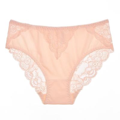 China BEIZHI Breathable 12 Hours Custom Design Sexy Lace Panties Woman Cheap Plus Size Shorts Briefs Rise Briefs Mid for sale