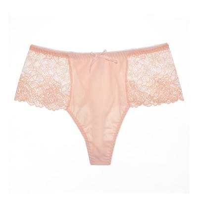 China BEIZHI Breathable 12 Hours Custom Design Lady Women Girls Through Sexy Lace Shorts Underwear Thong Panties for sale