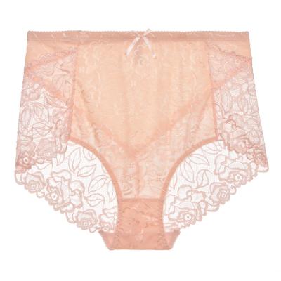 China Breathable 12 O'clock Custom Design Lace High Quality Breathable Sexy Big Butt Women Big Plus Size Underwear Panties for sale