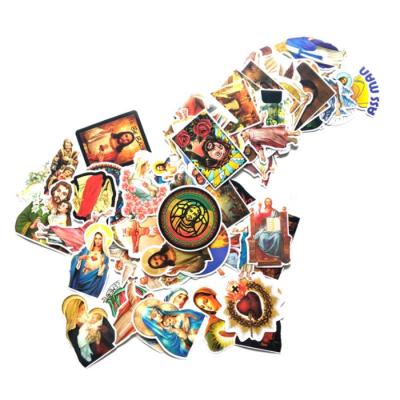 China New Arrival Christ Cartoon Jesus Stickers Waterproof Vinly Luggage Laptop Graffiti Waterproof Stickers for sale