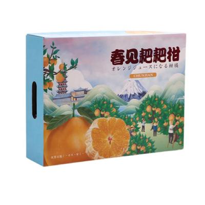 China Recyclable Custom Fruit Packaging Corrugated Box Mobile Shipping Boxes Shipping Cardboard Package for sale