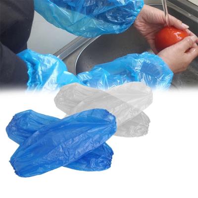 China PE Plastic Sheath Waterproof Disposable Waterproof Cover Disposable plastic gloves for sale