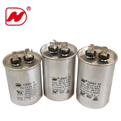 China Refrigeration compressor; CBB65 450V 35uf air conditioner refrigeration compressor start capacitor can be customized for sale