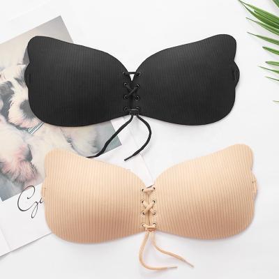 China Wholesale Pump Wedding Sexy Invisible Nipple Gathered Sexy Invisible Bra for sale