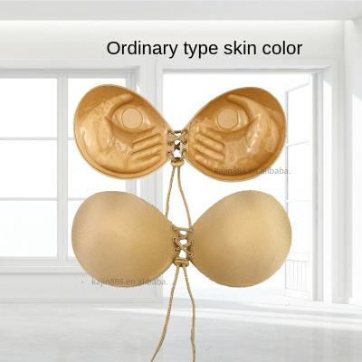 China Thick Pump Gather Chest Set On The Palm Cup Viscose / Strapless Invisible Bra for sale