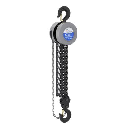 China Manganese steel chain Chinese chain block HSZ round chain fall manual hoist 0.5T to 30t lifting chain extendable hoist for sale