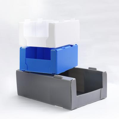 China Customsized Antistatic PP Corrugated Box ESD PP Foldable Corrugated Storage Box for sale