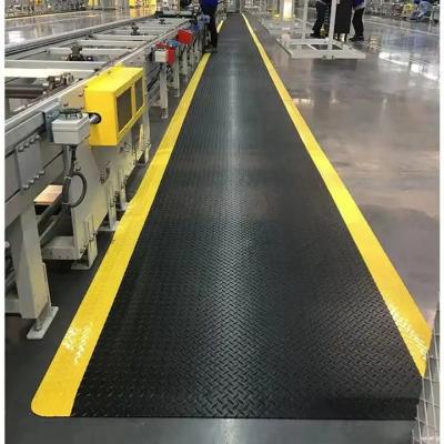 China ESD Anti Fatigue Mat Industrial Floor Mat Anti Slip Anti Fatigue PVC EPDM Rubber Floor Mat for sale