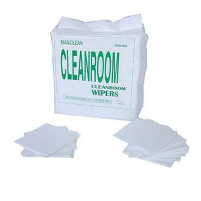 China Cleanroom Wiper Printer Dust Free Cleaning Cloth Nonwoven Polyester Wiper for sale