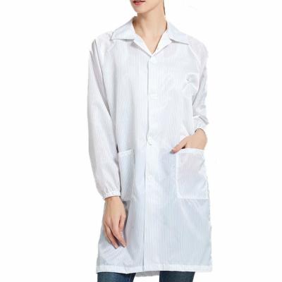 China Durable ESD Smocks For Electronics Manufacturing And Assembly Antistatic Workwear Labcoat for sale