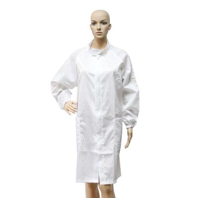 China Antistatic Cleanroom Work Clothes Smock Jumpsuit Uniform Workwear Labcoat Protective Coverall for sale