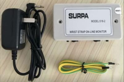 China ESD SURPA 518-2 ESD Wrist Strap Tester / Antistatic Wrist Strap Online Monitor for sale